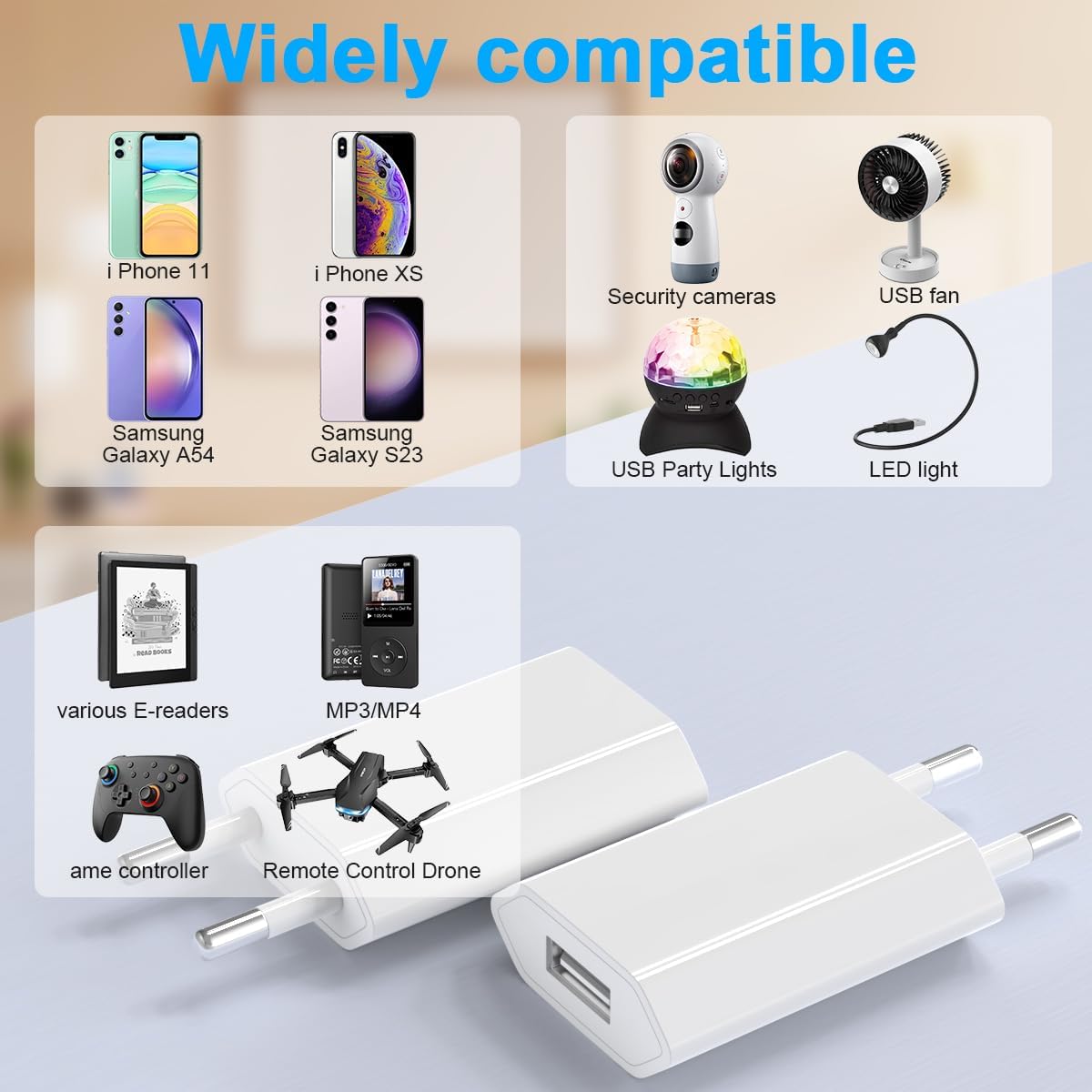 Cargador USB Carga Rápida