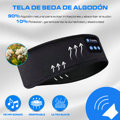 Diadema Bluetooth Deportiva – Música y Confort Sin Auriculares que se Caen