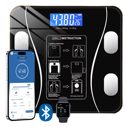 Báscula Inteligente Smartia con Análisis Corporal y App Móvil