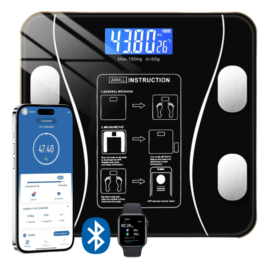 Báscula Inteligente Smartia con Análisis Corporal y App Móvil