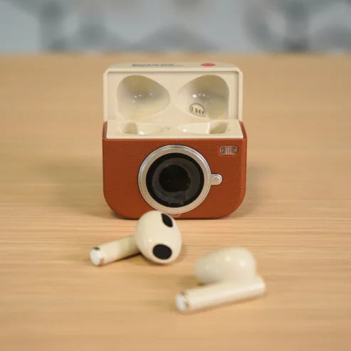 Auriculares Inalámbricos Retro - Pantalla LED, Control Táctil y Sonido Hi-Fi por Bluetooth