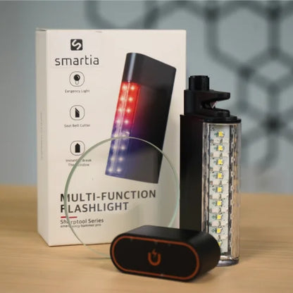 Martillo Rompecristales 4 en 1 Smartia