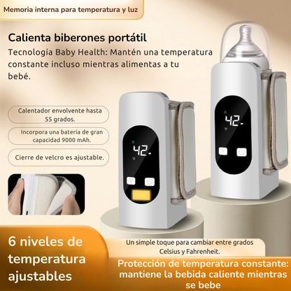 Calienta Biberones Portátil - Calienta el biberón de tu bebé en cualquier sitio