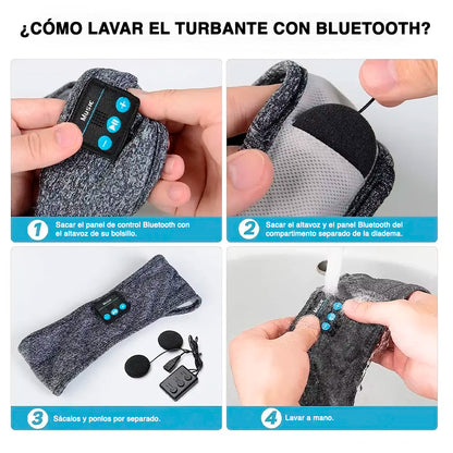 Diadema Bluetooth Deportiva – Música y Confort Sin Auriculares que se Caen