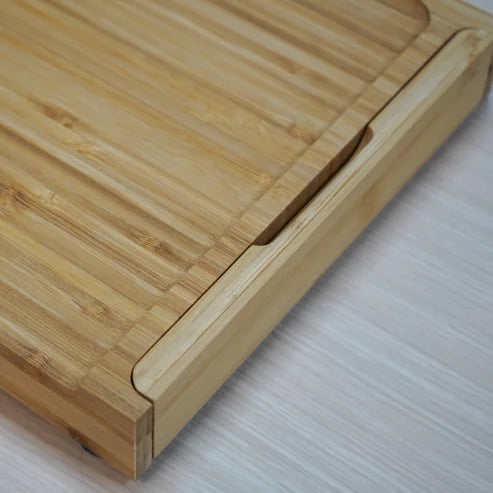 Tabla de corte de Bambú con Báscula incorporada