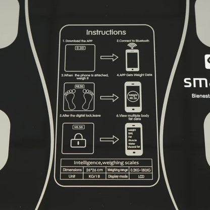 Báscula Inteligente Smartia con Análisis Corporal y App Móvil