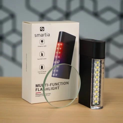 Martillo Rompecristales 4 en 1 Smartia