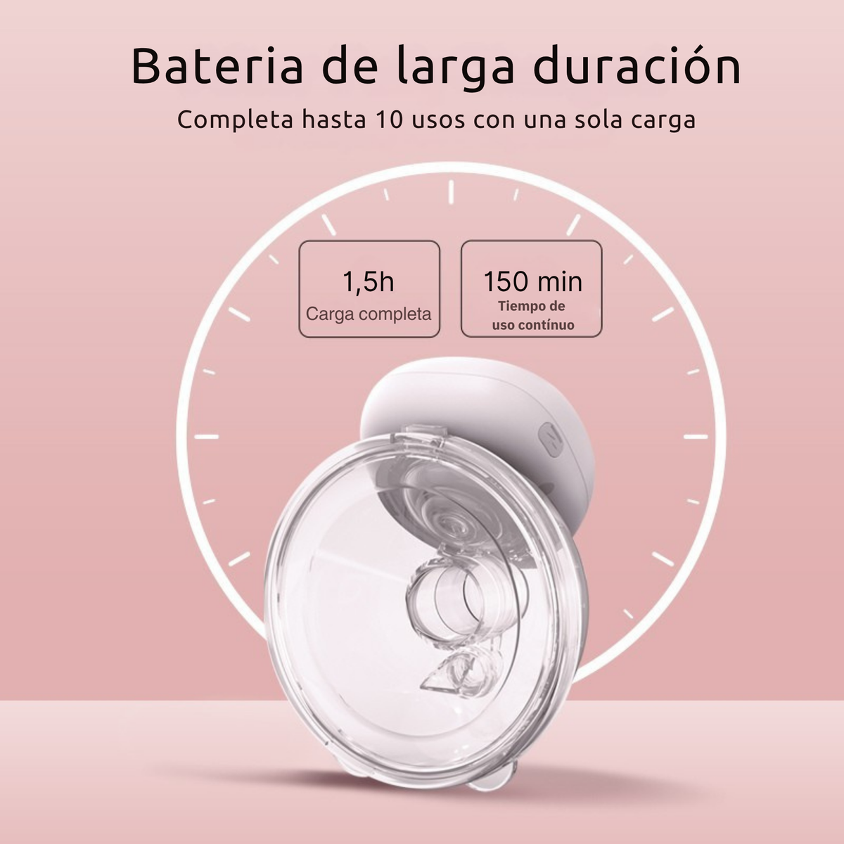 Sacaleches Eléctrico Smartia - La comodidad