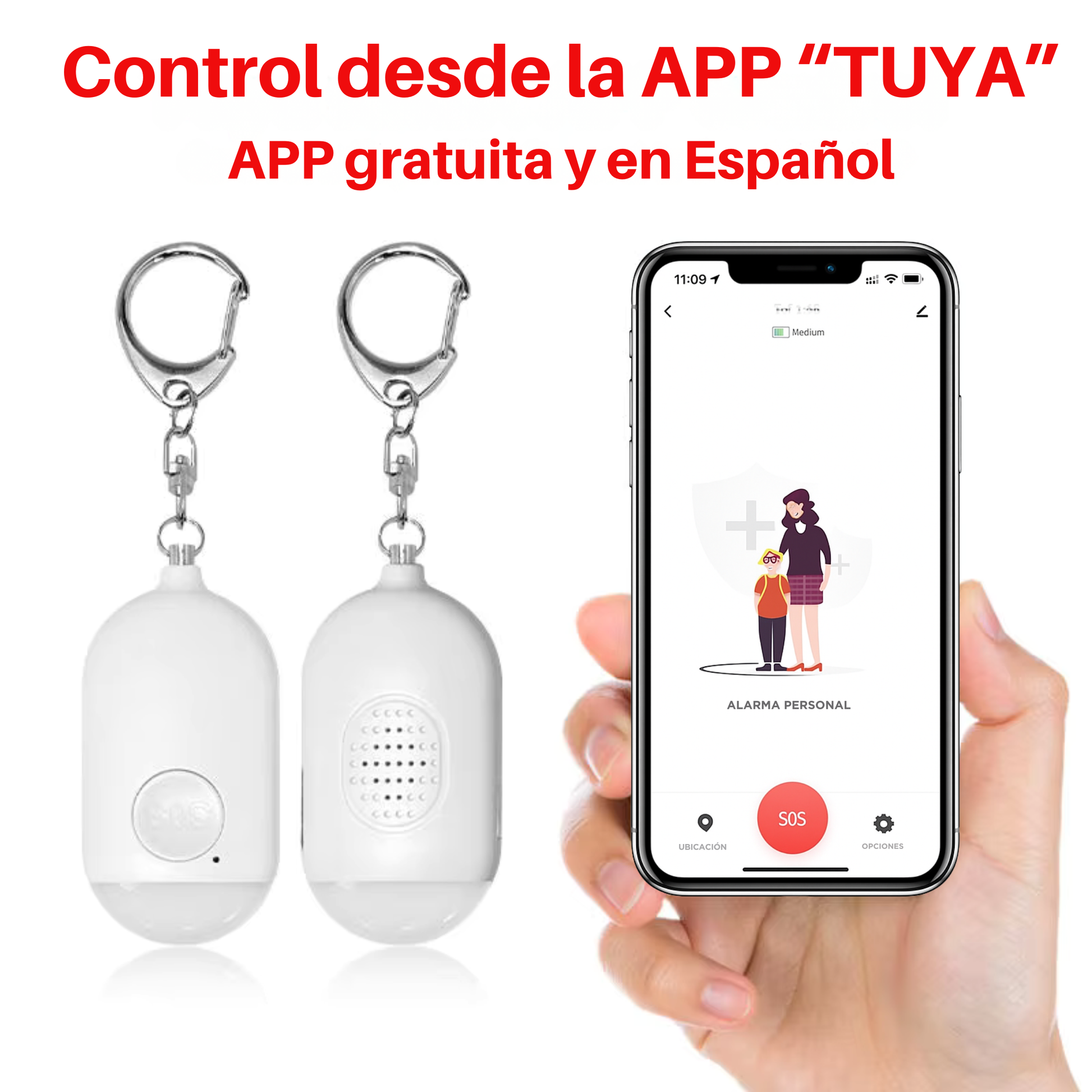 Alarma Personal de Emergencia para mujeres