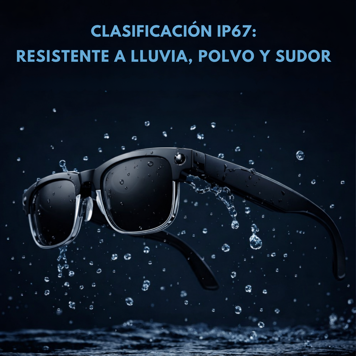 Smartia Vision Pro Style Sun – Gafas Inteligentes de sol con Cámara, IA GPT y sonido HiFi