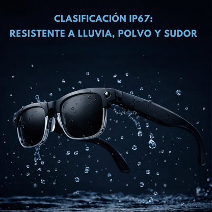 Smartia Vision Pro Style Sun – Gafas Inteligentes de sol con Cámara, IA GPT y sonido HiFi