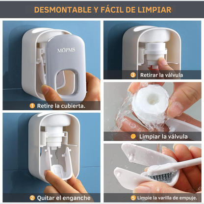 Dispensador de Pasta de Dientes SMARTIA - Diseño elegante, máxima funcionalidad