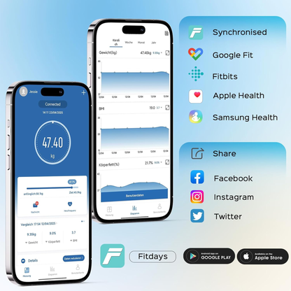 Báscula Inteligente Smartia con Análisis Corporal y App Móvil
