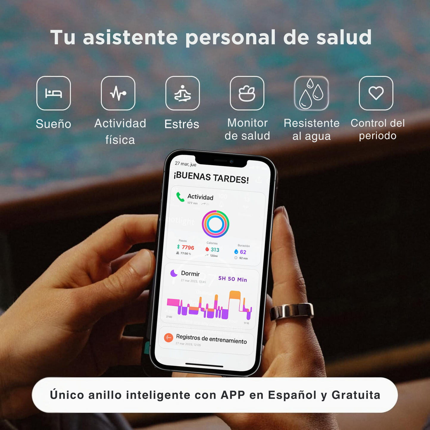 Anillo Inteligente Smartia – Tu salud y bienestar al alcance de tu mano