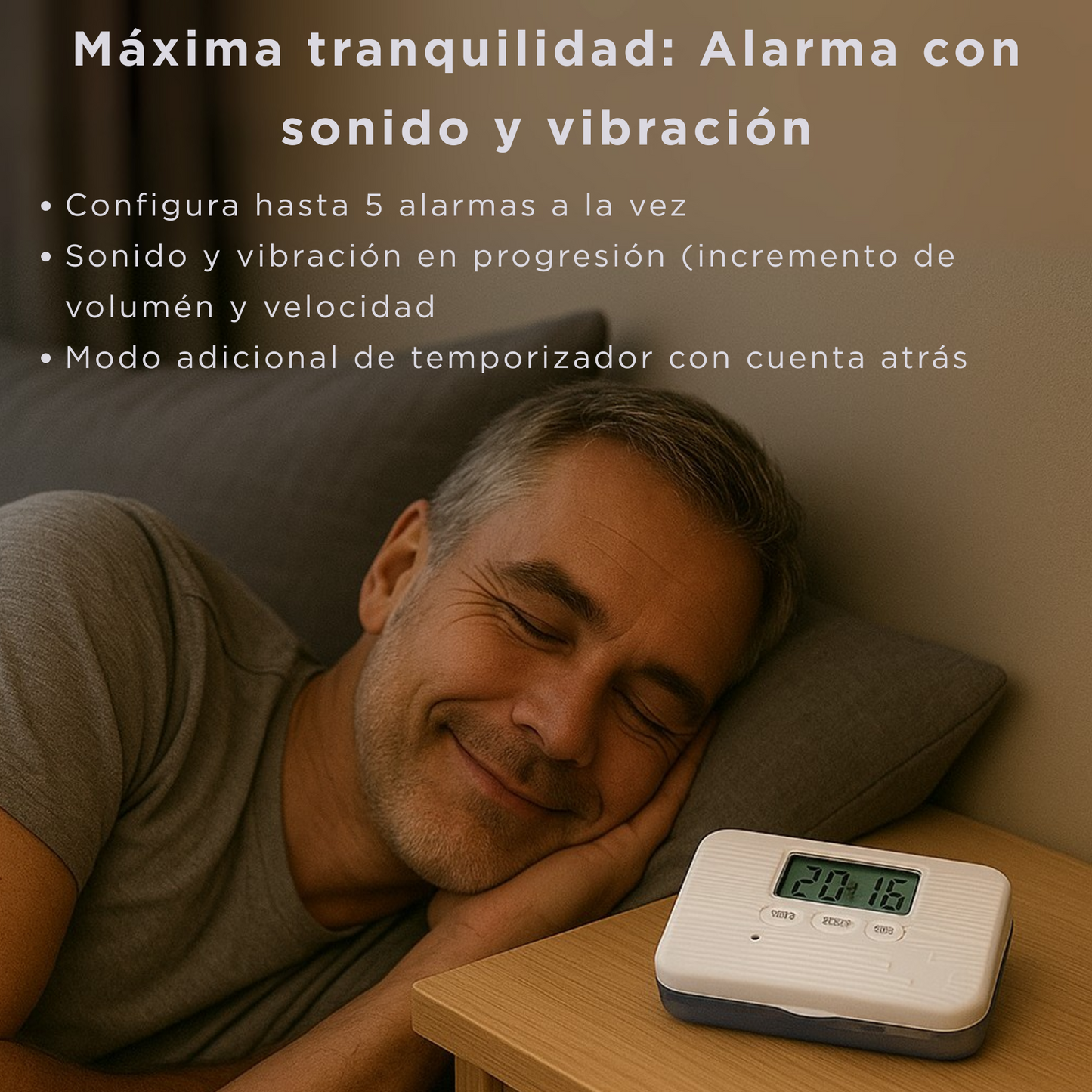 organizador medicamentos con alarma