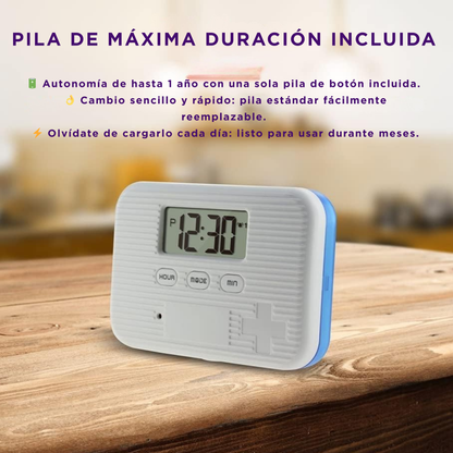 pastillero con alarma