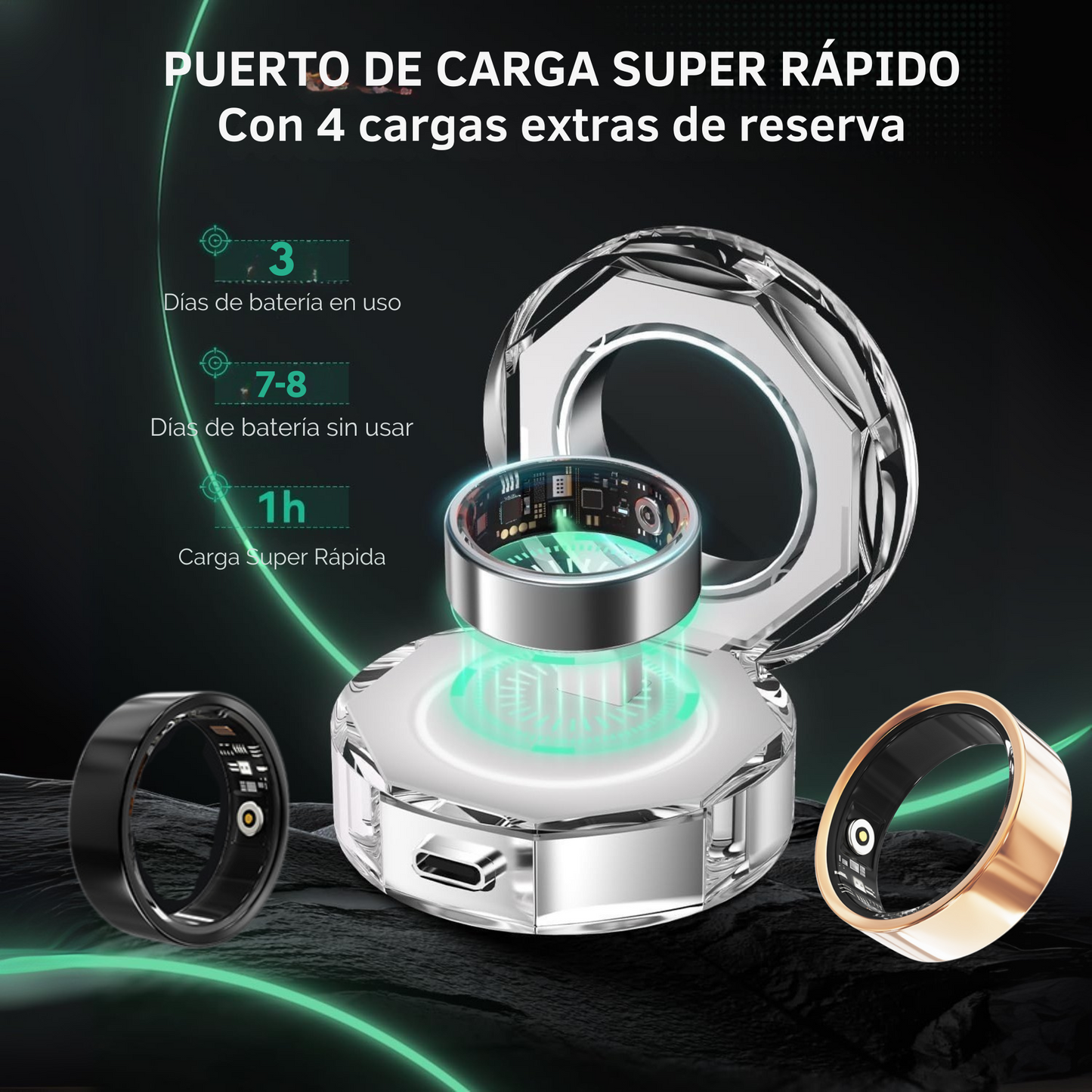 Anillo Inteligente Smartia – Tu salud y bienestar al alcance de tu mano