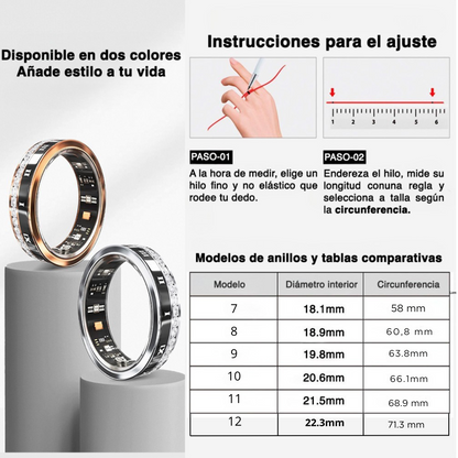 Anillo Inteligente Smartia – Tu salud y bienestar al alcance de tu mano