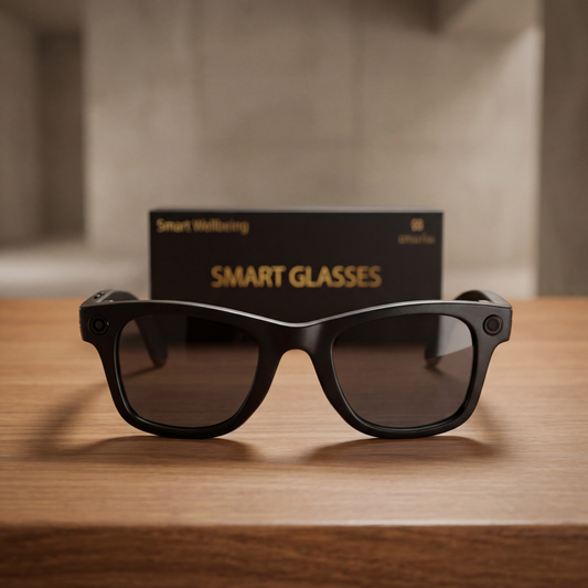 Smartia Vision Pro Classic Sun – Gafas Inteligentes de sol con Cámara, IA GPT y sonido HiFi