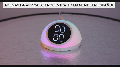 Despertador con Luz Natural y Sonidos Relajantes con APP Gratuita