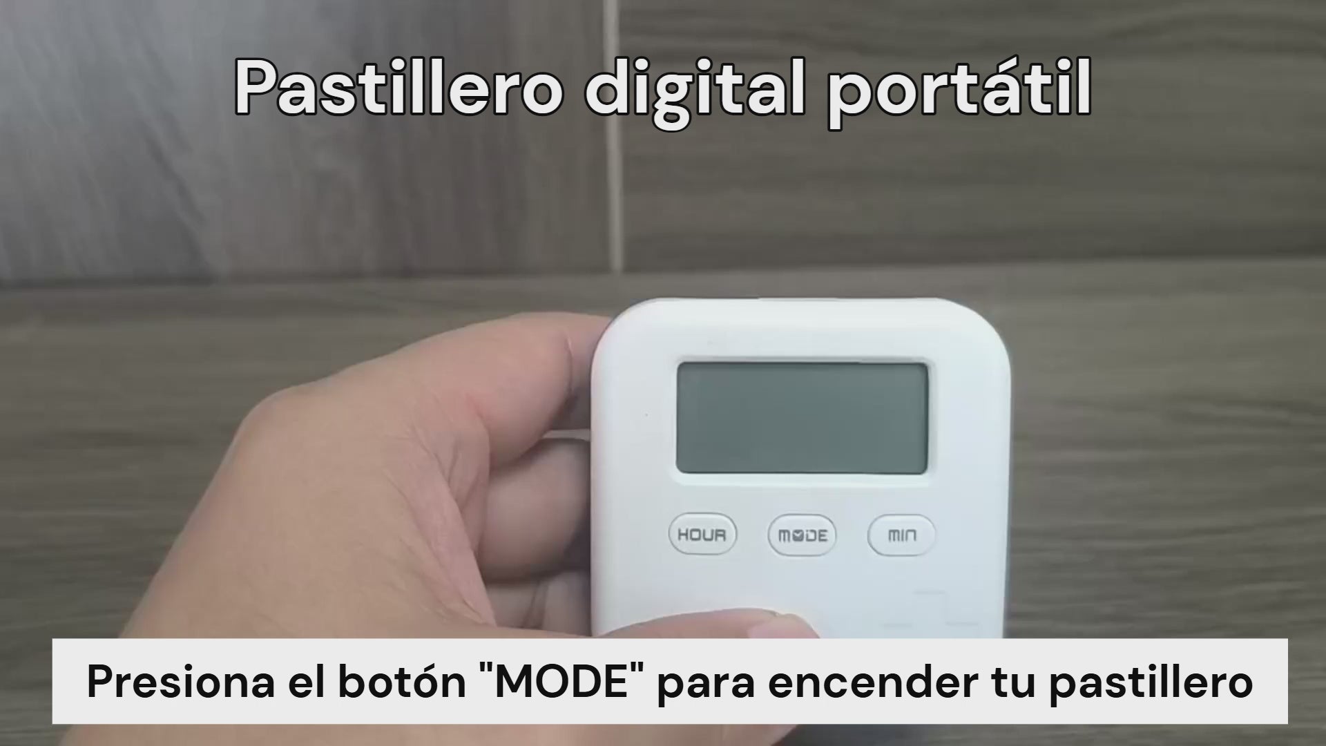 Instrucciones Pastillero Digital Portatil