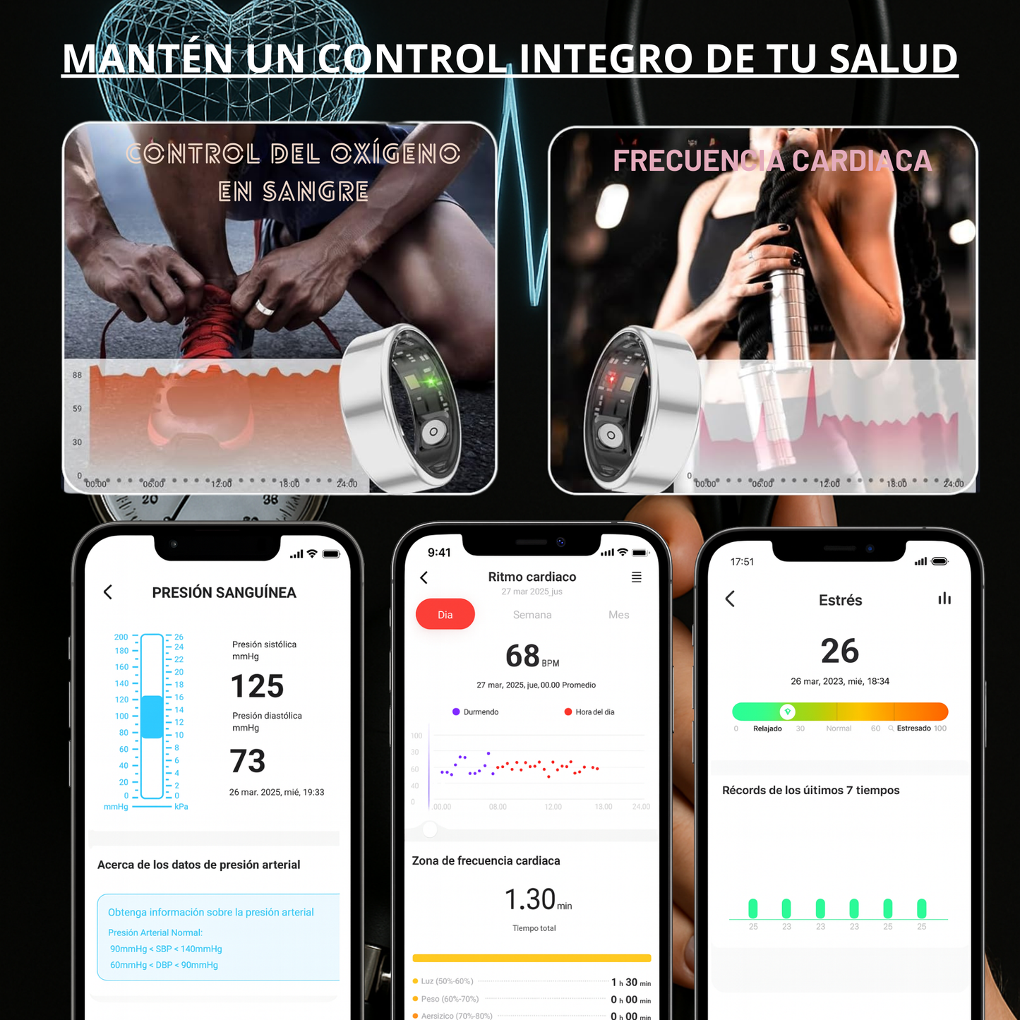 Anillo Inteligente Smartia – Tu salud y bienestar al alcance de tu mano