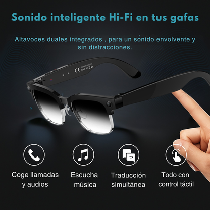 Smartia Vision Pro Style – Gafas Inteligentes con Cámara, IA GPT y Lentes Fotocromáticas